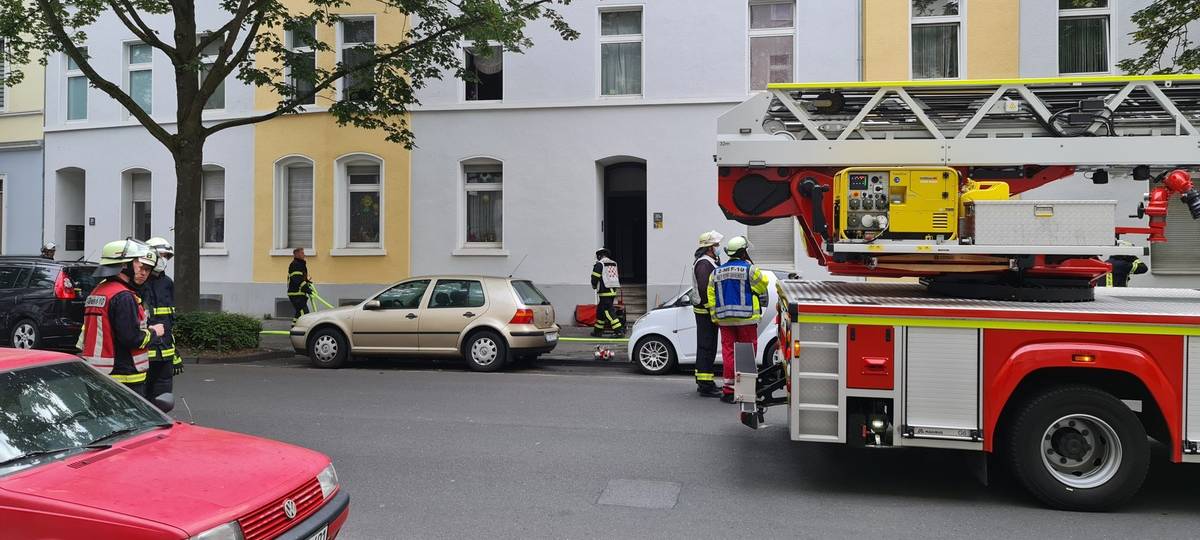 Brand in Mehrfamilienhaus in Dortmund