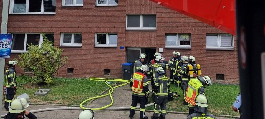 Brand in Werne