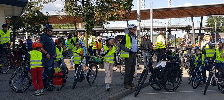 Kidical Mass rollt durch Dortmund