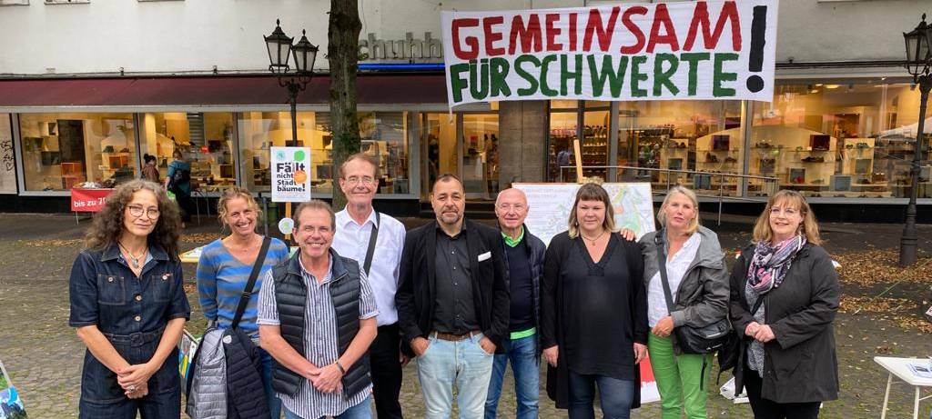Demo in Schwerte gegen Marktplatz-Neubau