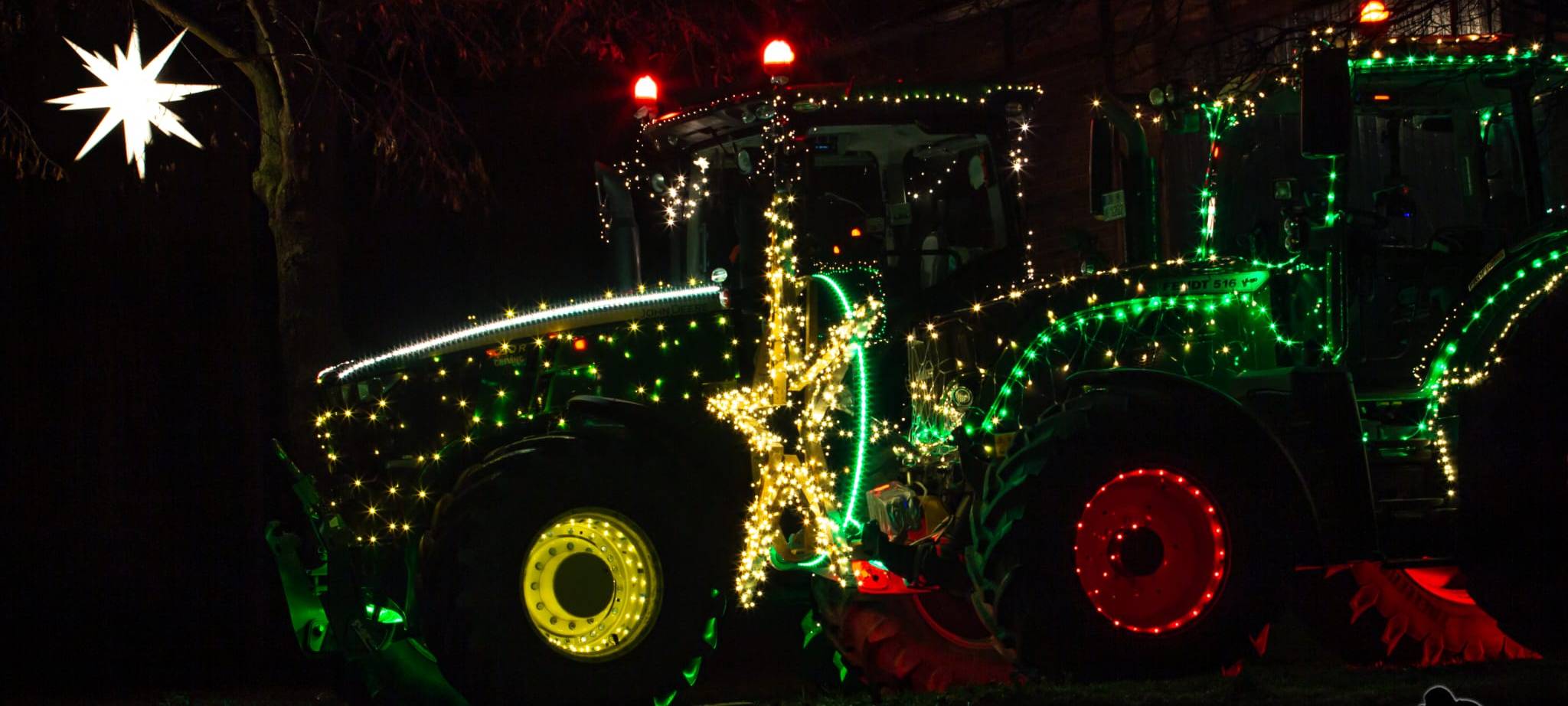 Trecker leuchten im Kreis Unna