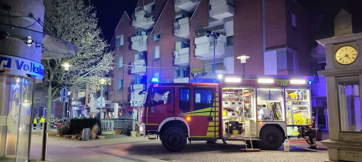 Feuerwehreinsatz in Werne