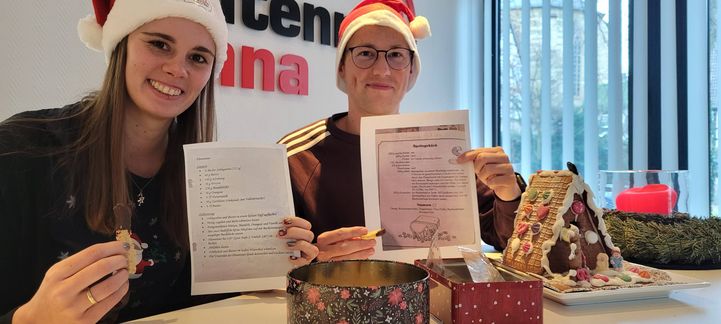 Sina Engler und Kevin Mosterts zeigen euch ihre Lieblingsweihnachtsrezepte.