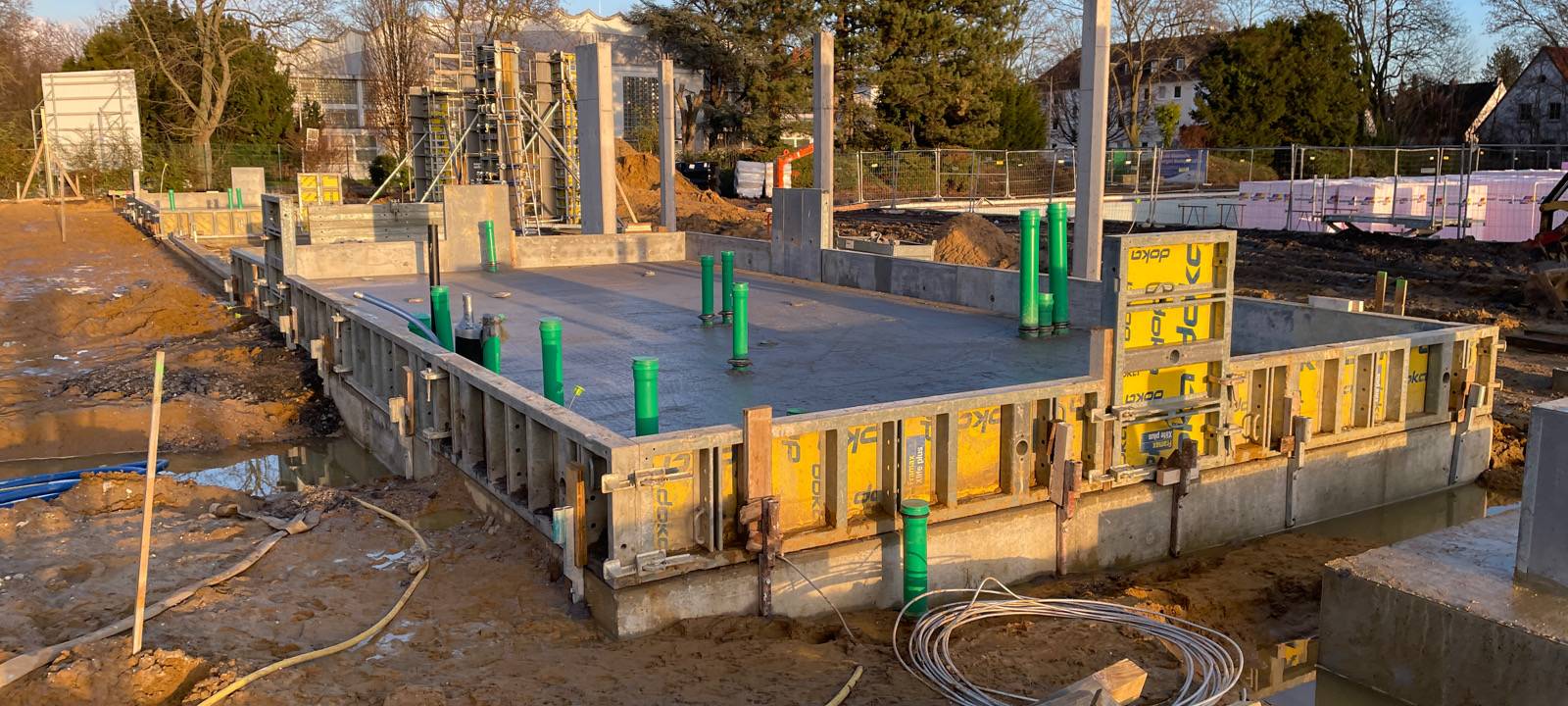 Fundament für Sesekbad Kamen steht