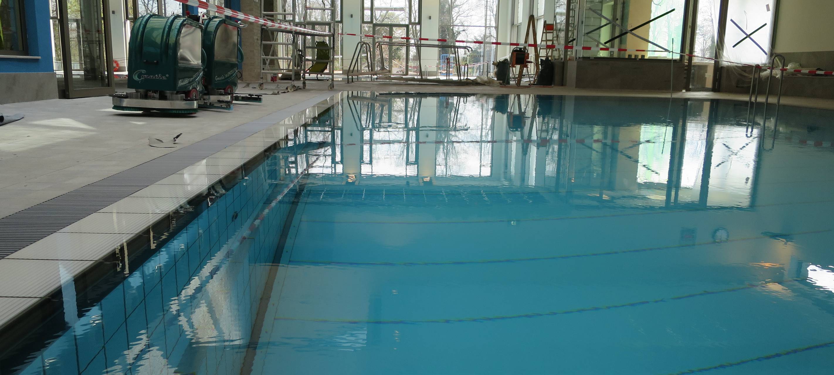 Solebad vor der Eröffnung