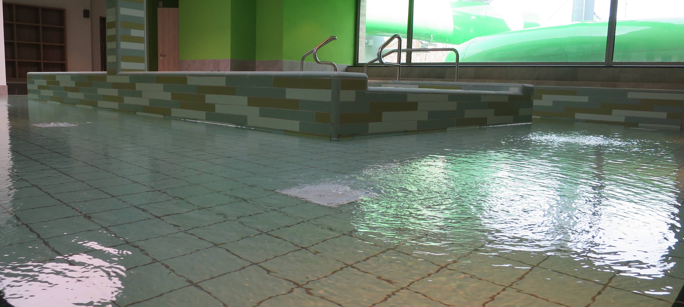 Solebad vor der Eröffnung