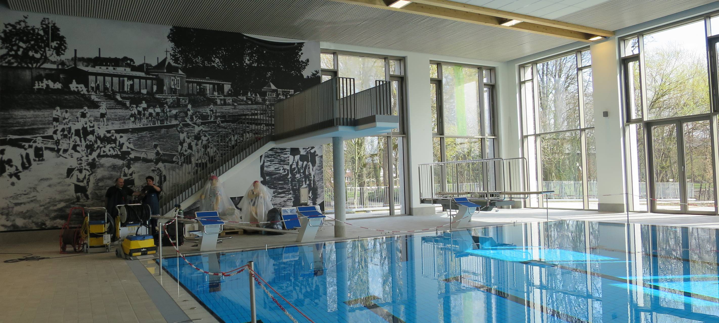 Solebad vor der Eröffnung