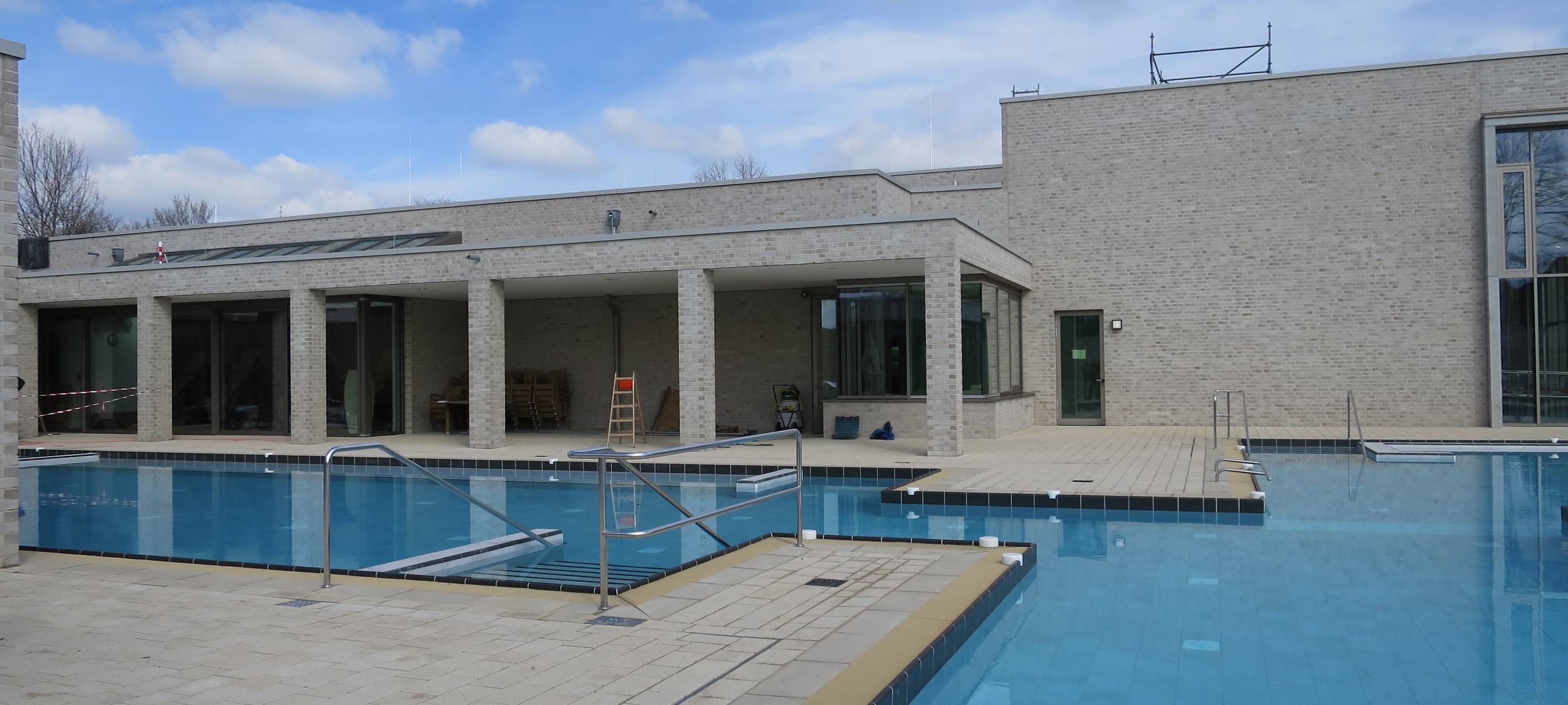 Solebad vor der Eröffnung