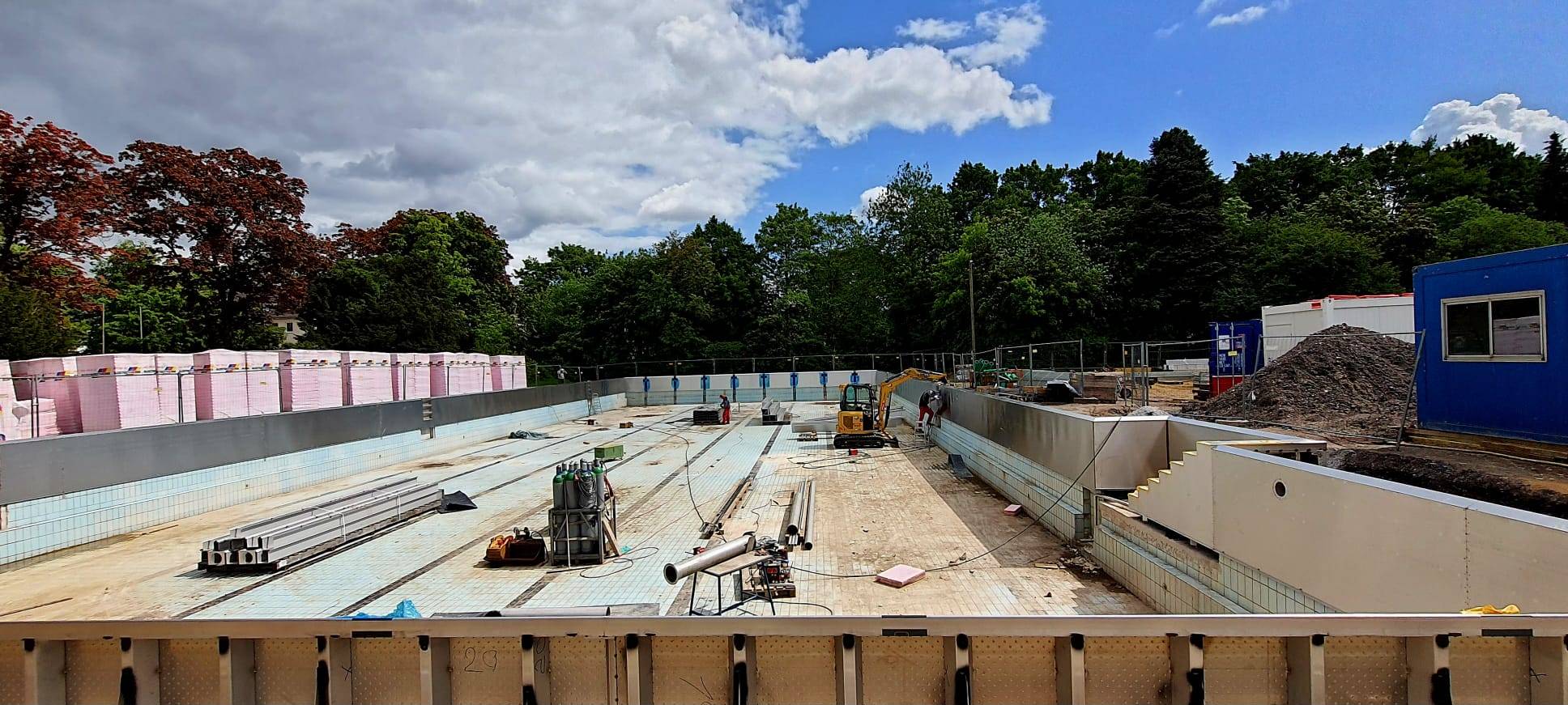 Es geht voran auf der Baustelle fürs Kamener Sesekebad.