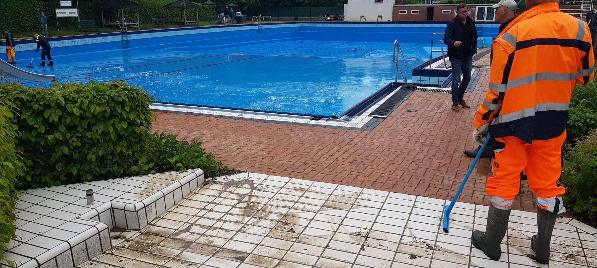 Unwetter: Löhnbad in Fröndenberg könnte bald öffnen