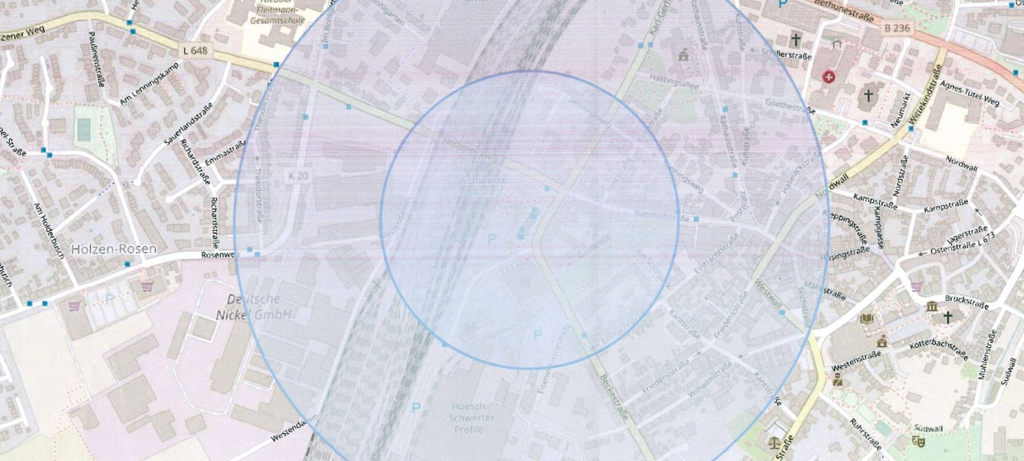 Blindgängersuche am Schwerter Bahnhof geht Freitag weiter