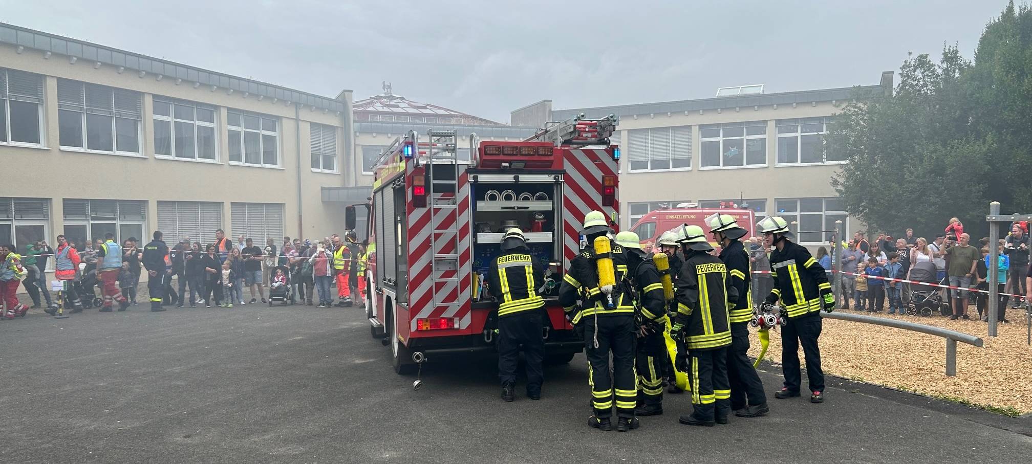 Am Schulzentrum Nord in Unna wurde der Ernstfall geprobt - und nicht nur da.