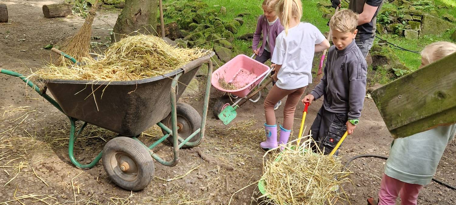 Mini-Tierpfleger im Tierpark in Hamm