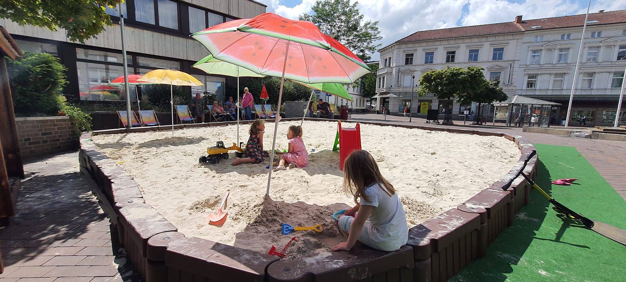 Sommersandkasten in Unna