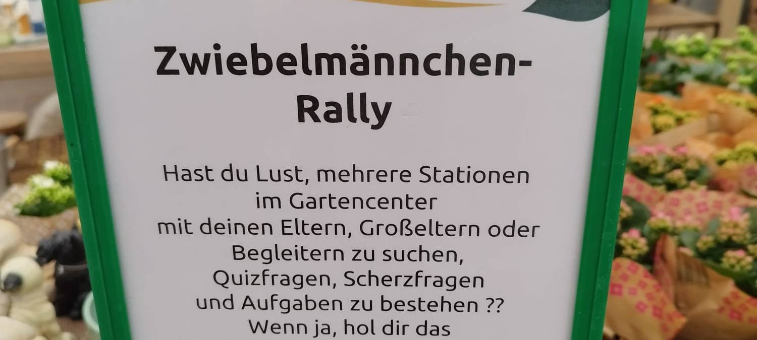 Der Antenne Unna-Garten: #15 Zwiebelmännchenrally