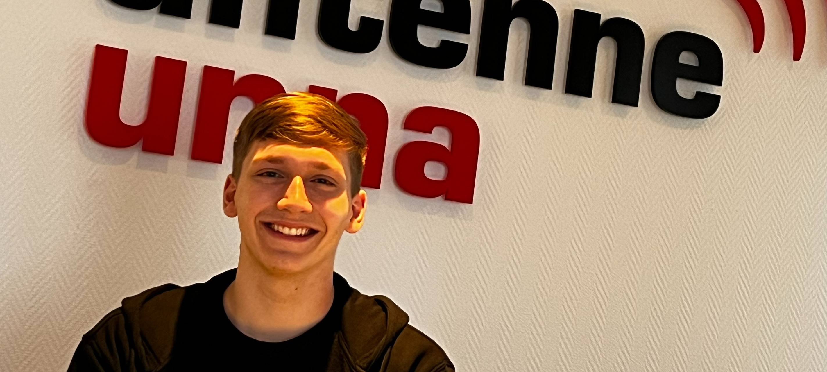 Jonas Dresemann Praktikant bei Antenne Unna.