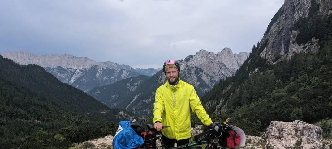 Fahrradtour zum Olymp: Pascal aus Unna sammelt Spenden
