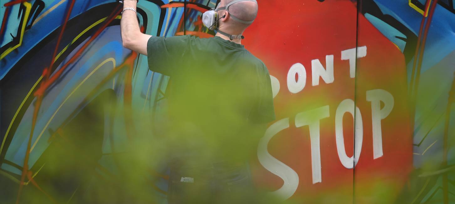 Abrisshäuser in Selm werden zur Graffiti-Fläche