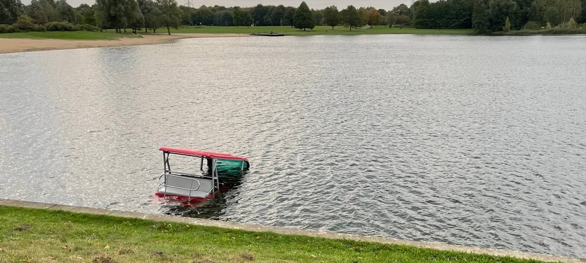 Lünen: E-Bus in See geschoben