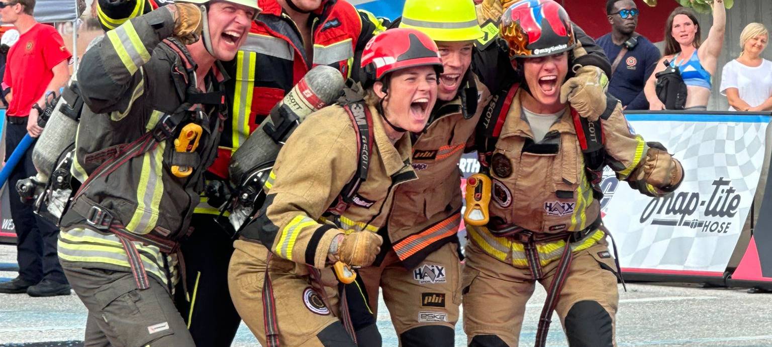 Weltmeisterschaften für Feuerwehrleute: Tom aus Lünen war dabei