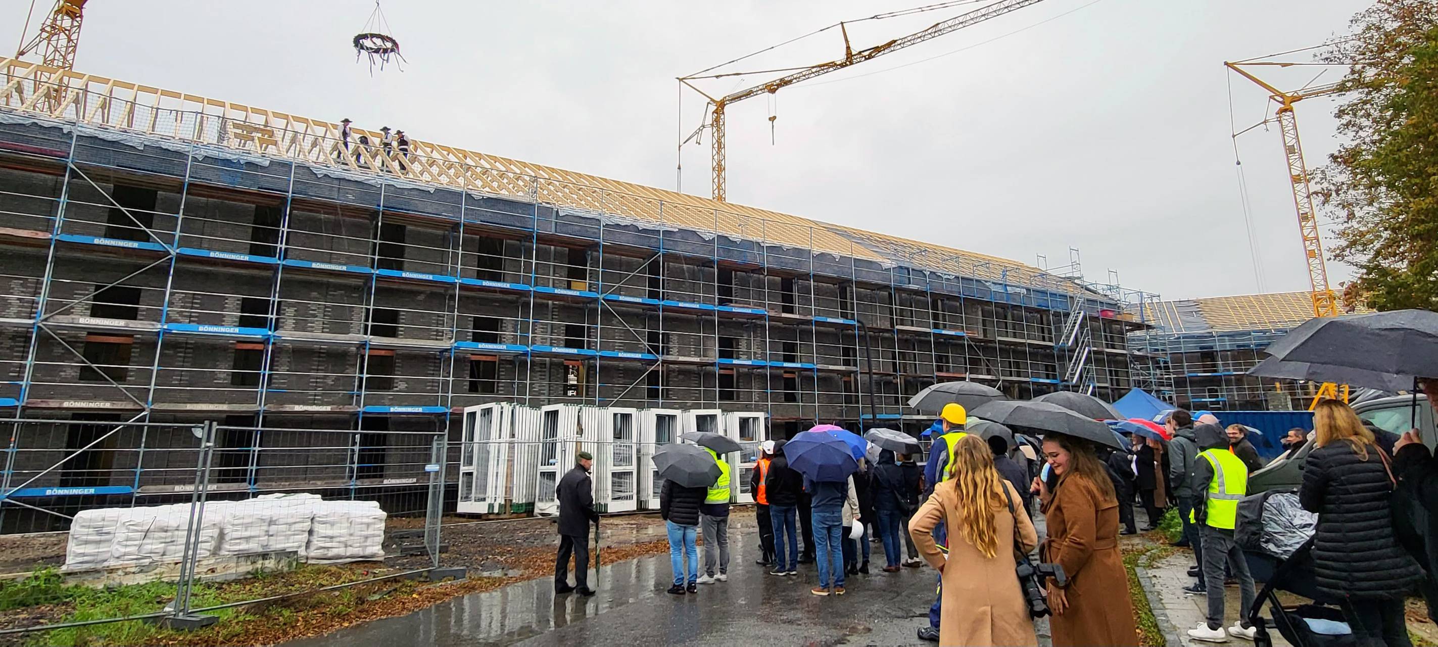 Unna: Richtfest an der Glückauf-Kaserne