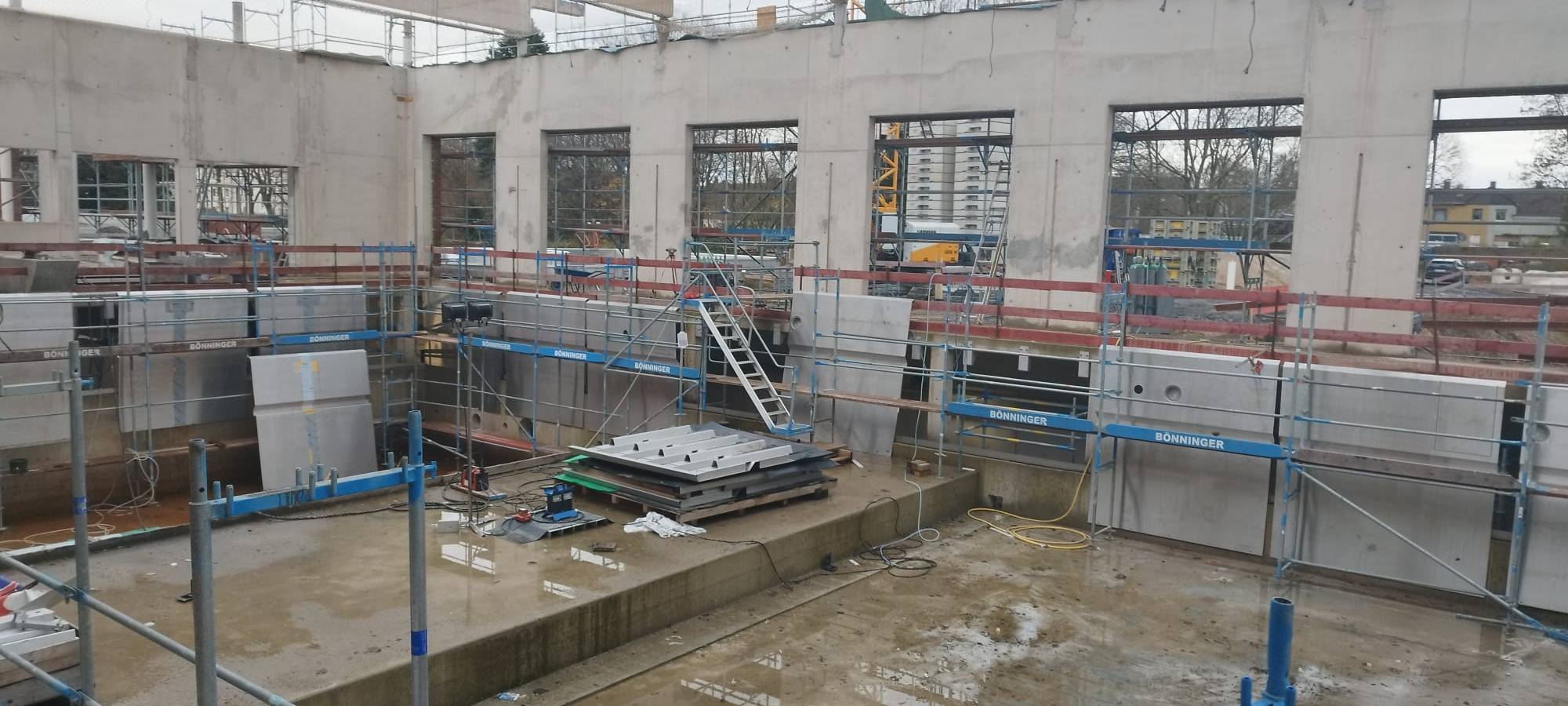 Kamen: Richtfest beim Sesekebad