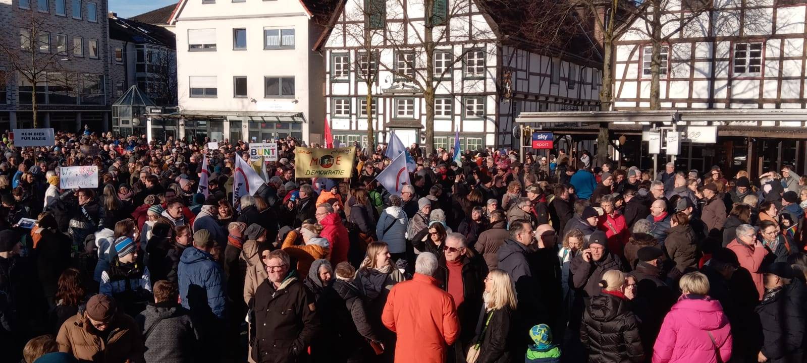 Demos für Demokratie im Kreis Unna