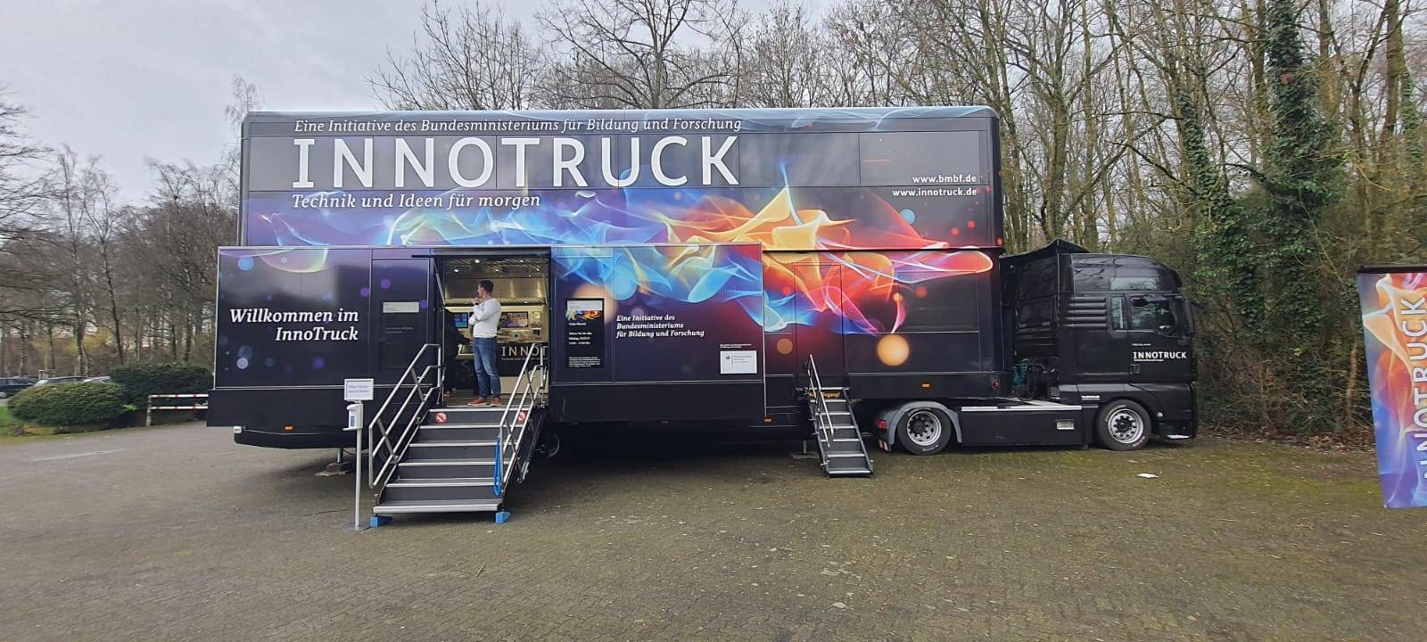 Innotruck am Anne-Frank-Gymnasium in Werne
