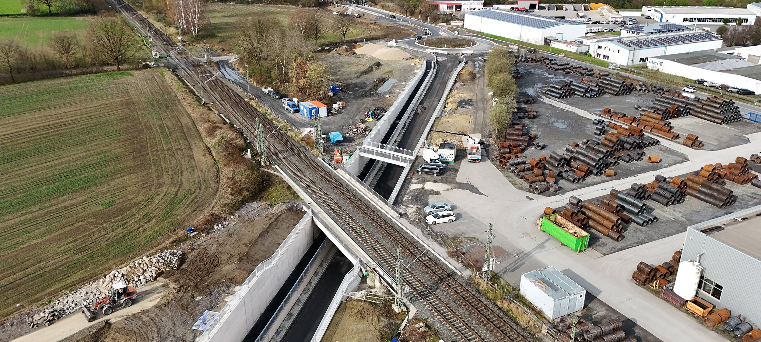 Bauarbeiten an der Südkamener Spange fast beendet