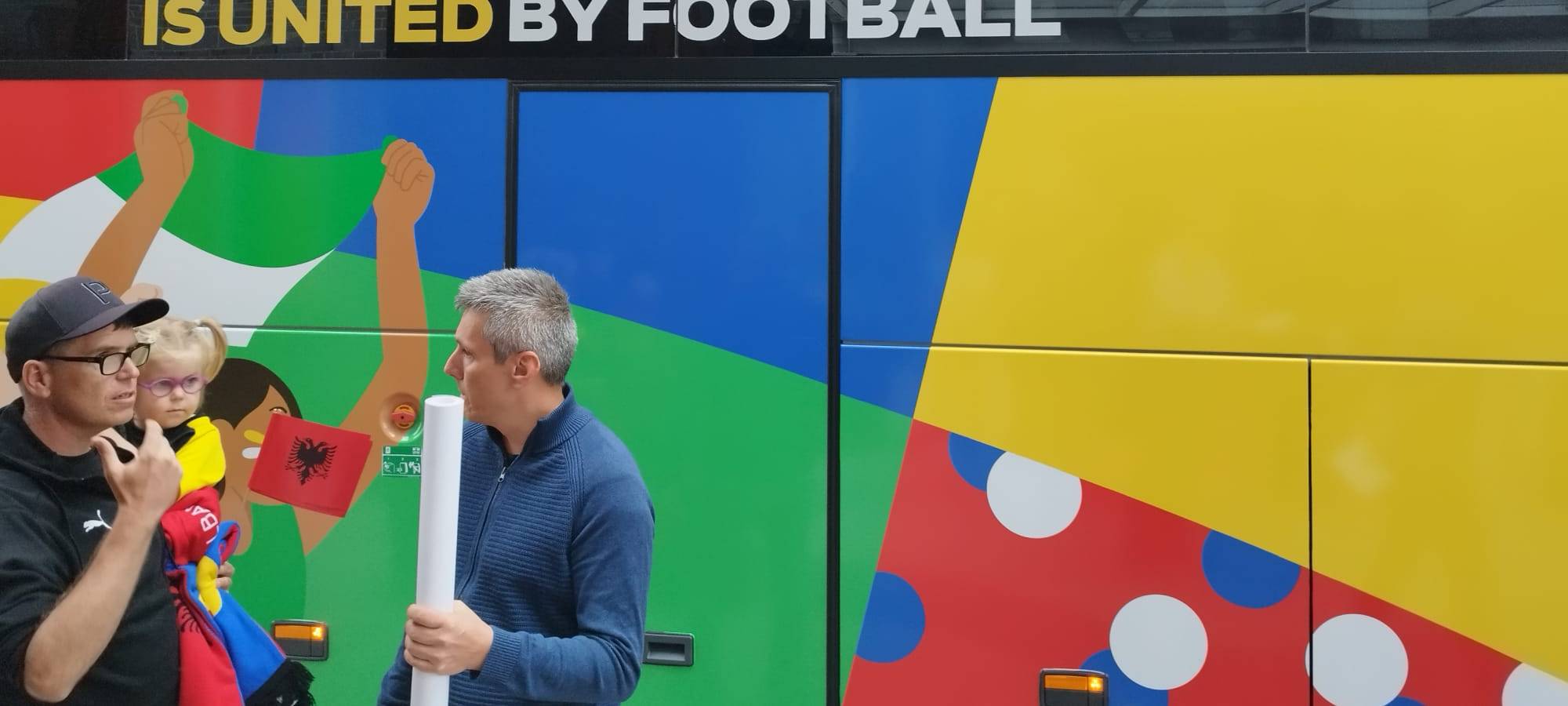 Die albanische Nationalmannschaft ist in Kamen