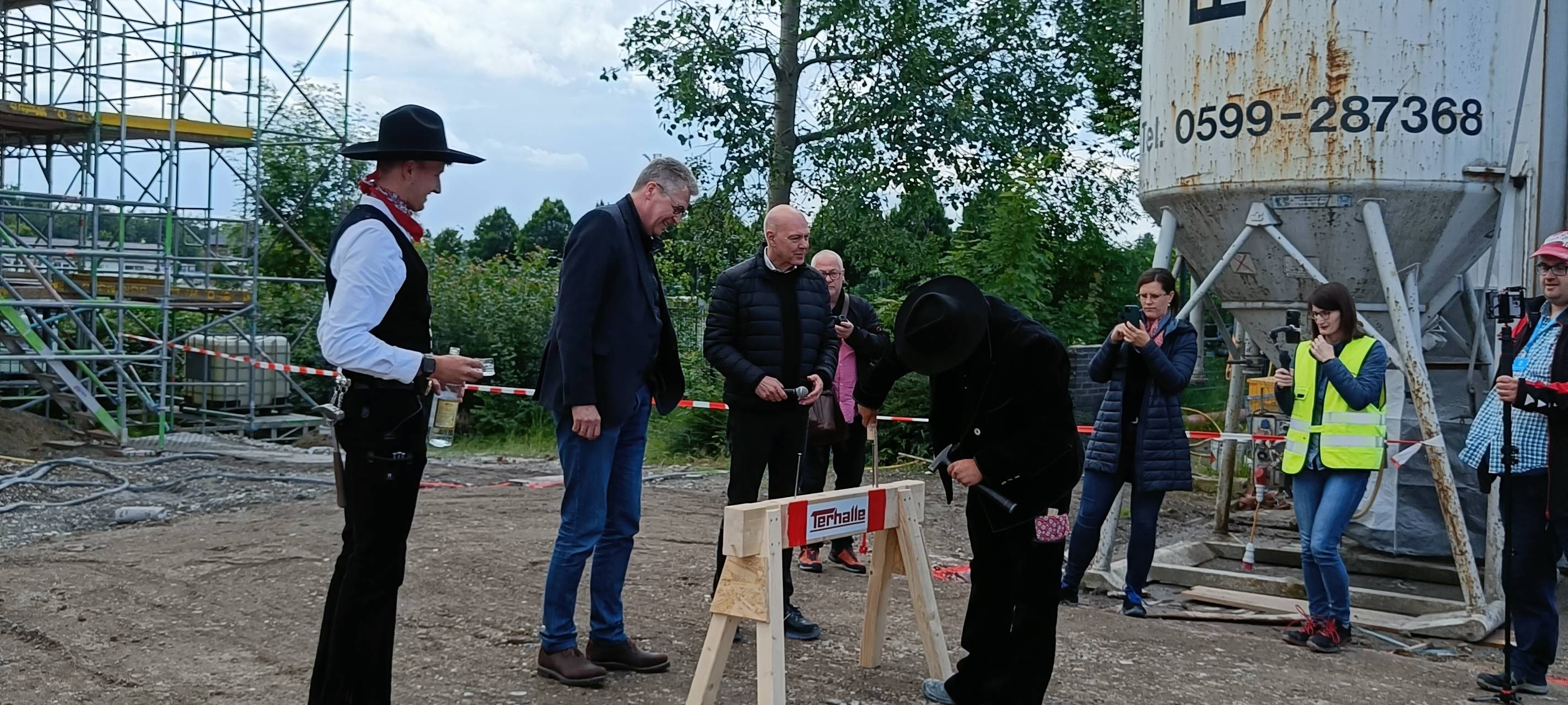 Richtfest vom Häupenbad in Bergkamen