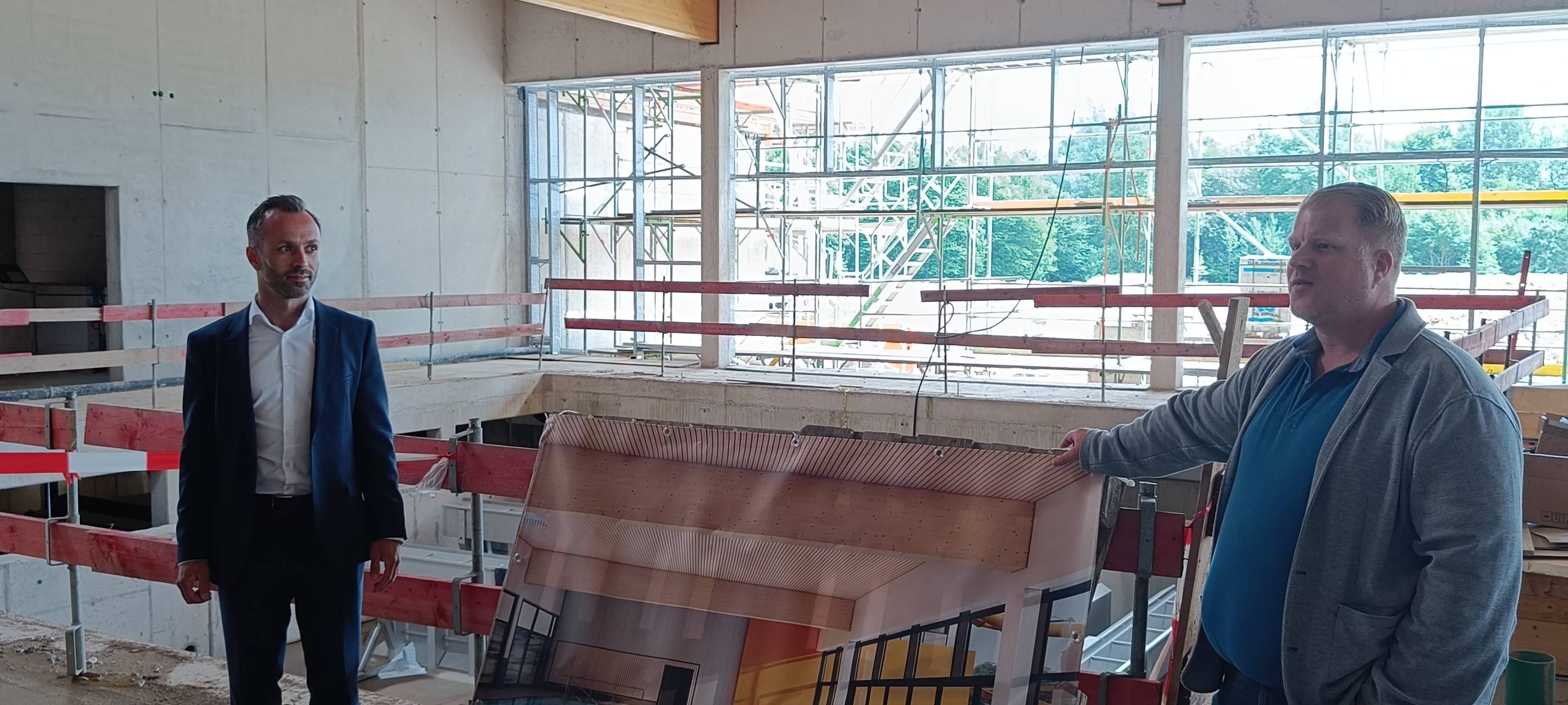 Richtfest vom Häupenbad in Bergkamen