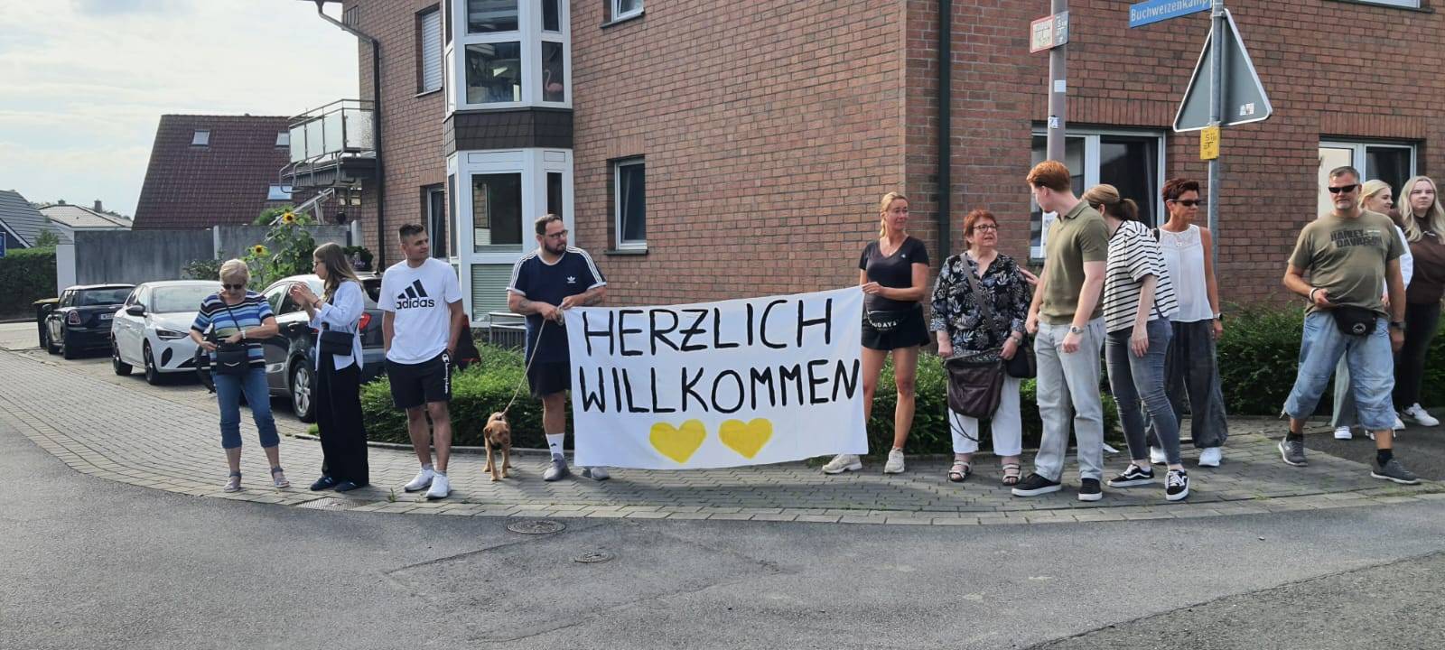 Rückkehr von Radtour für verstorbene Tochter