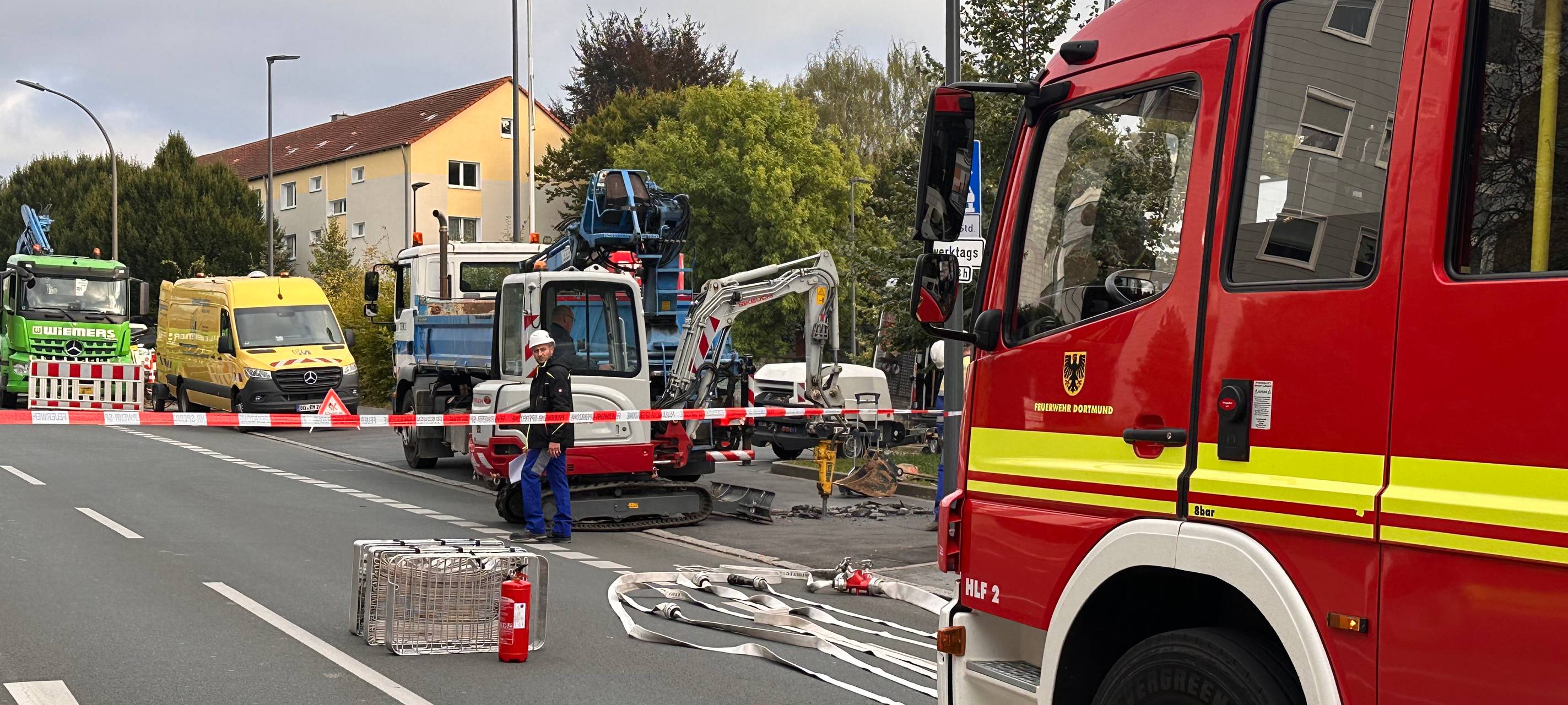 Gasleck in Dortmund-Hörde vorerst gestopft
