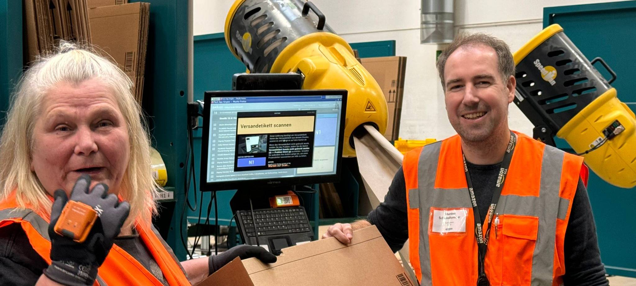 Amazon in Werne baut um