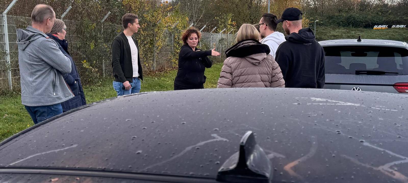 Bremsen bis die Reifen quietschen