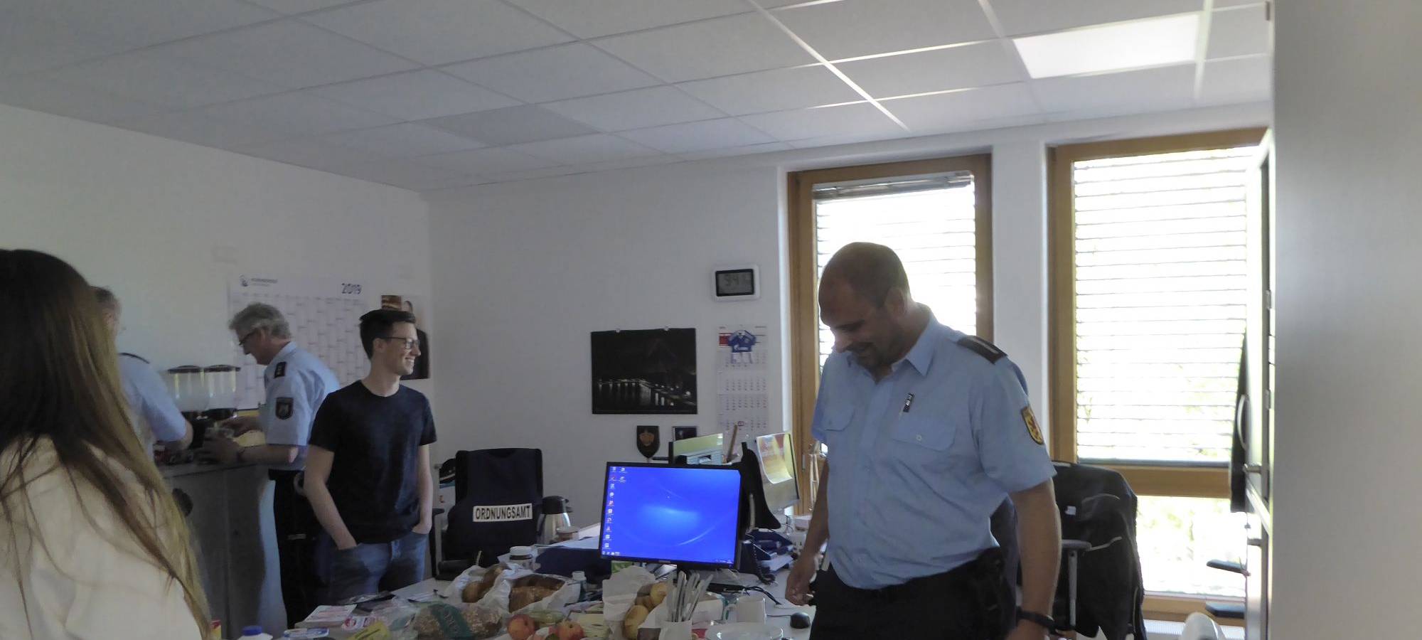 Das 2te Frühstück beim Team der Ordnungspartner Lünen