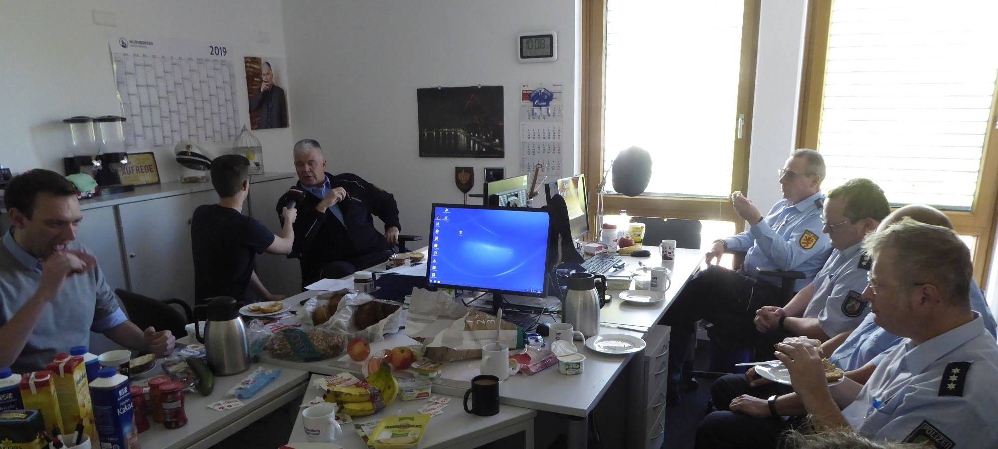 Das 2te Frühstück beim Team der Ordnungspartner Lünen