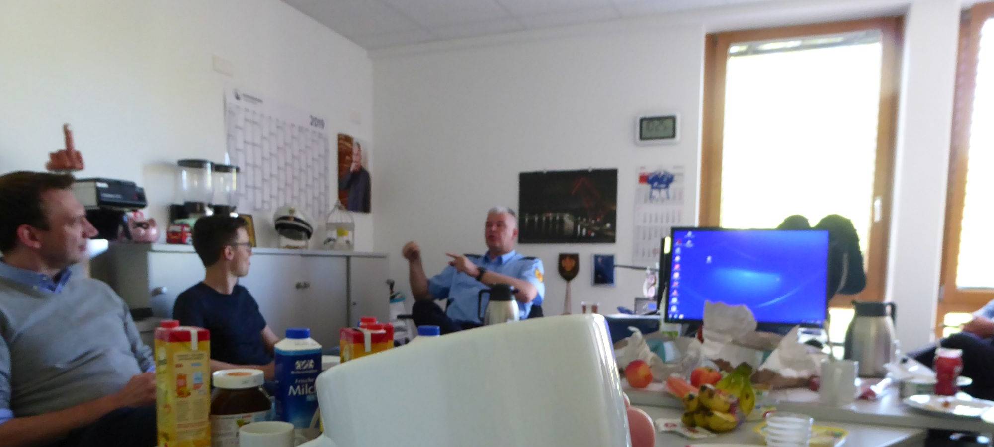 Das 2te Frühstück beim Team der Ordnungspartner Lünen