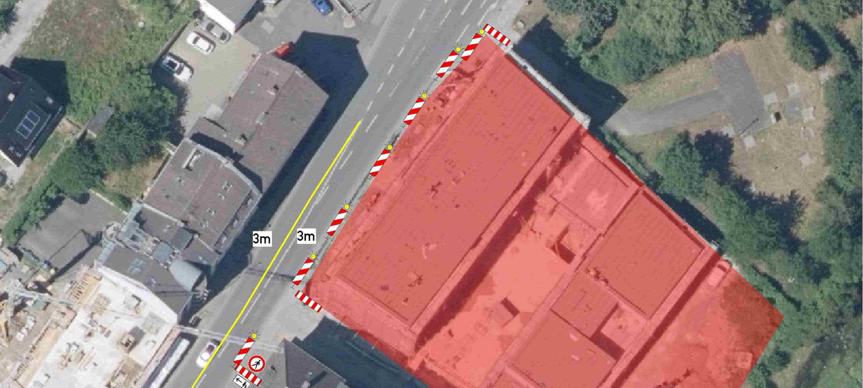 Straßensperrungen beginnen