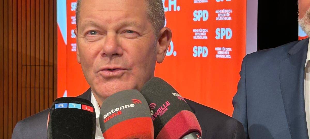 Olaf Scholz in Lünen
