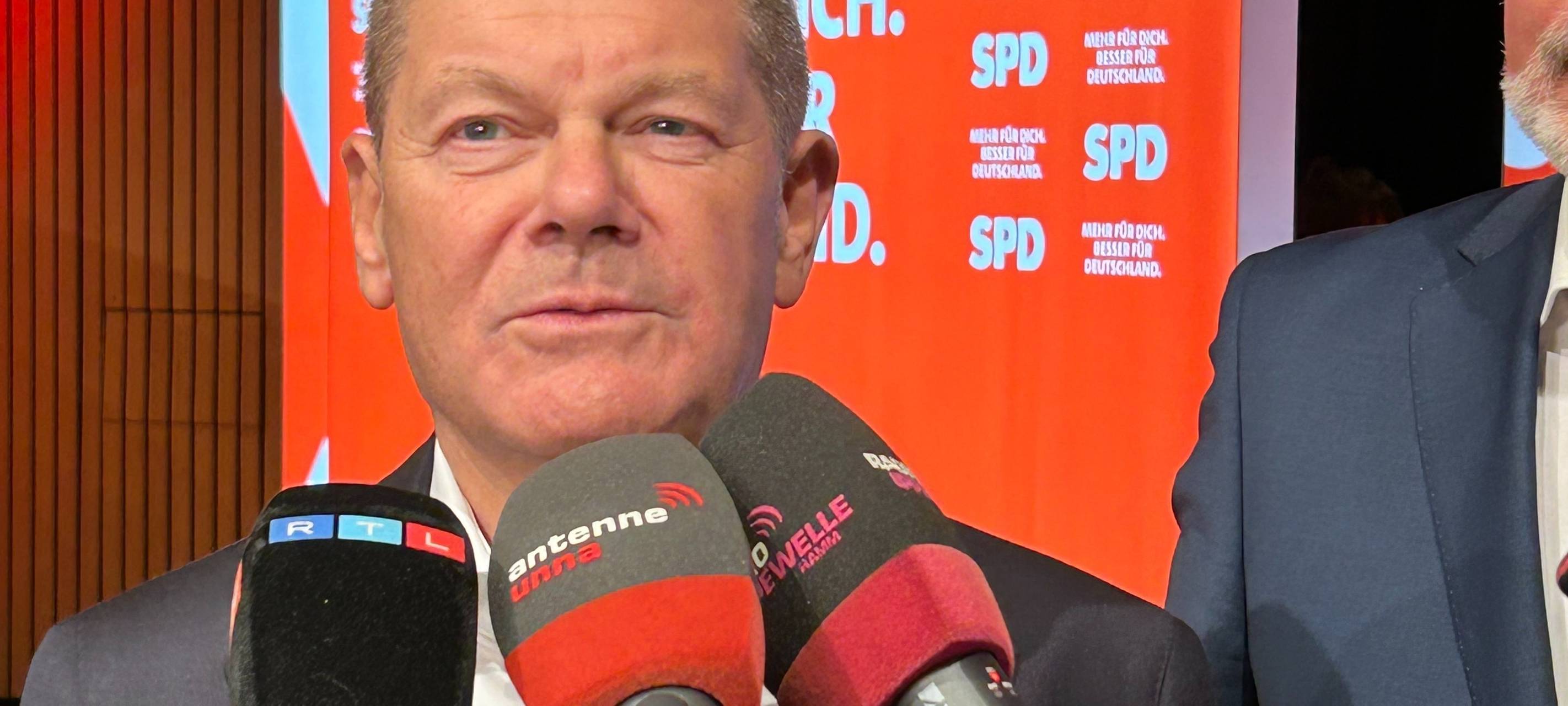 Olaf Scholz in Lünen
