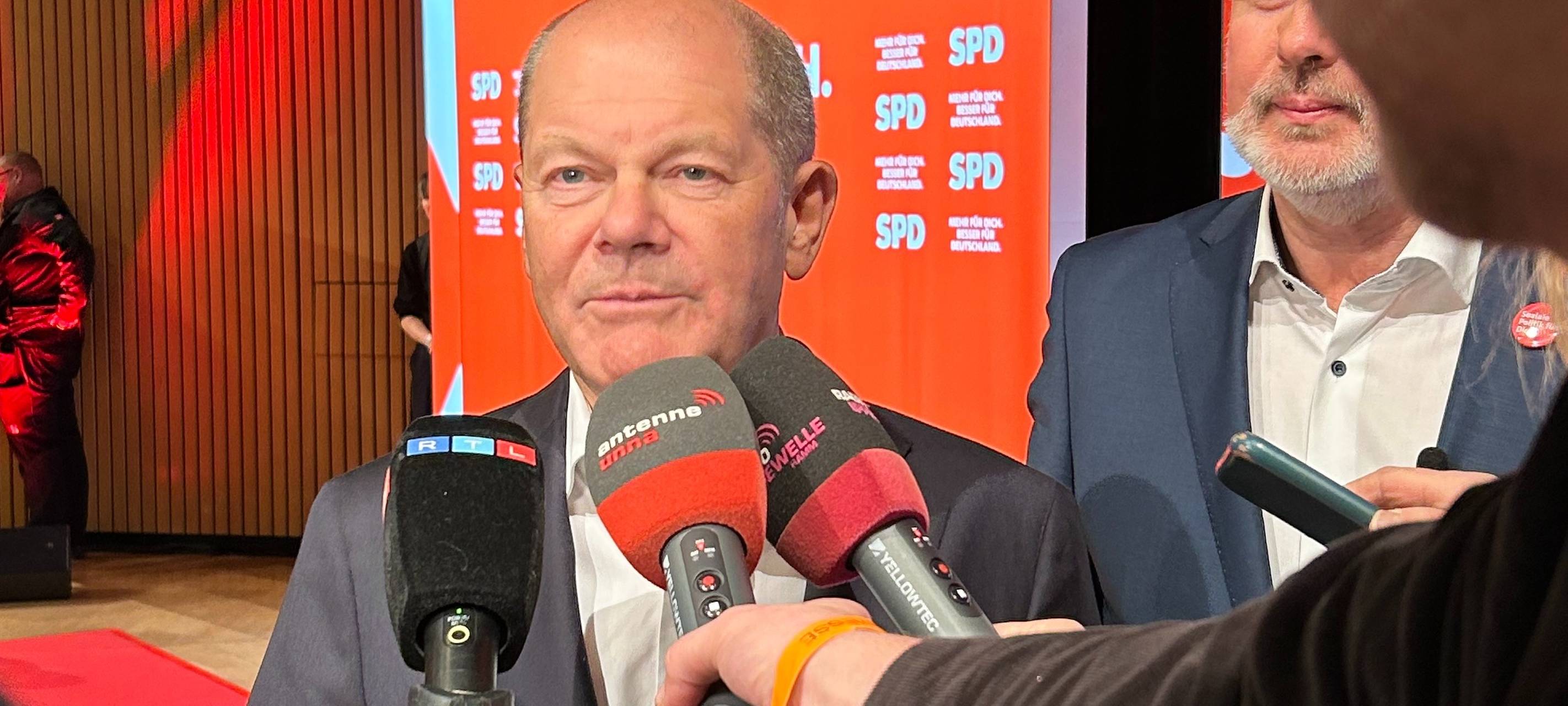Olaf Scholz in Lünen