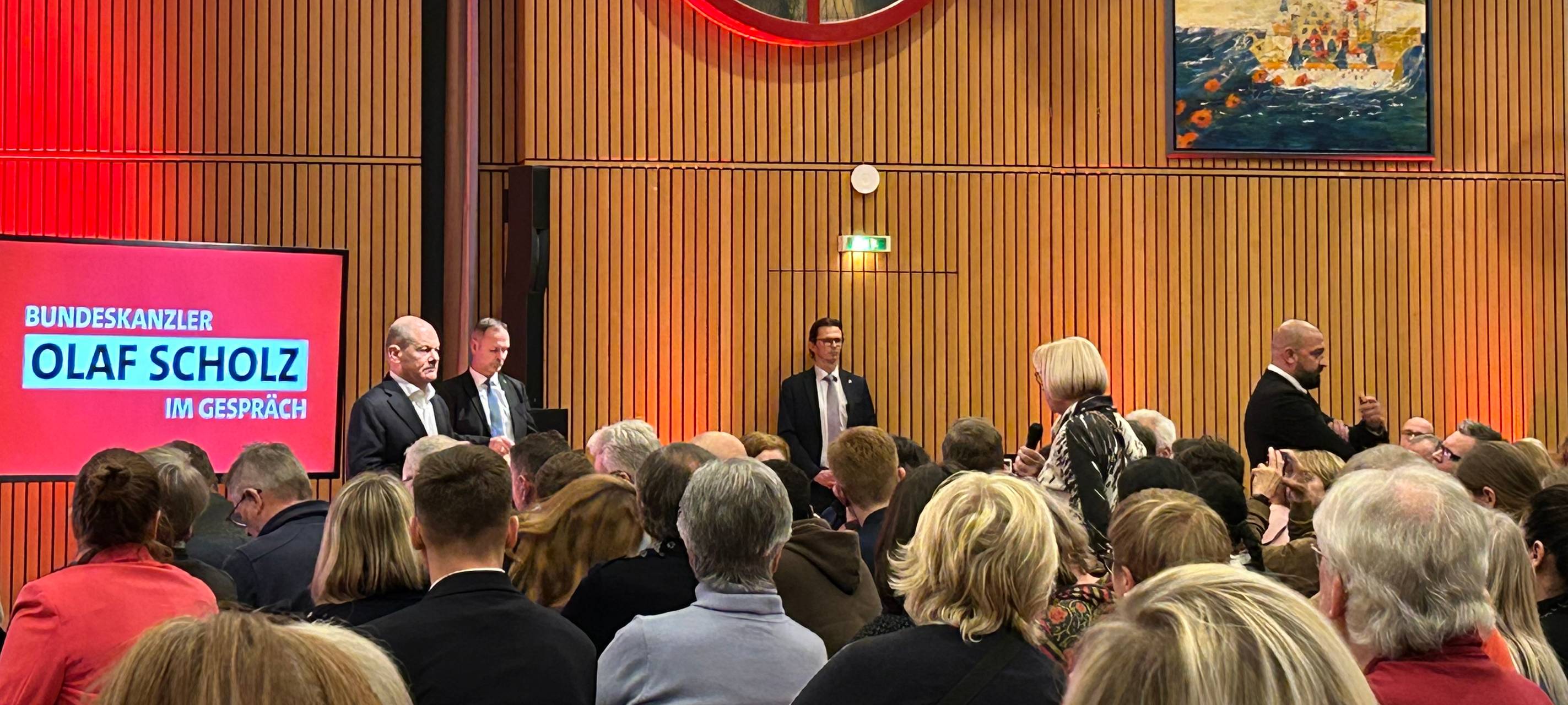 Olaf Scholz in Lünen