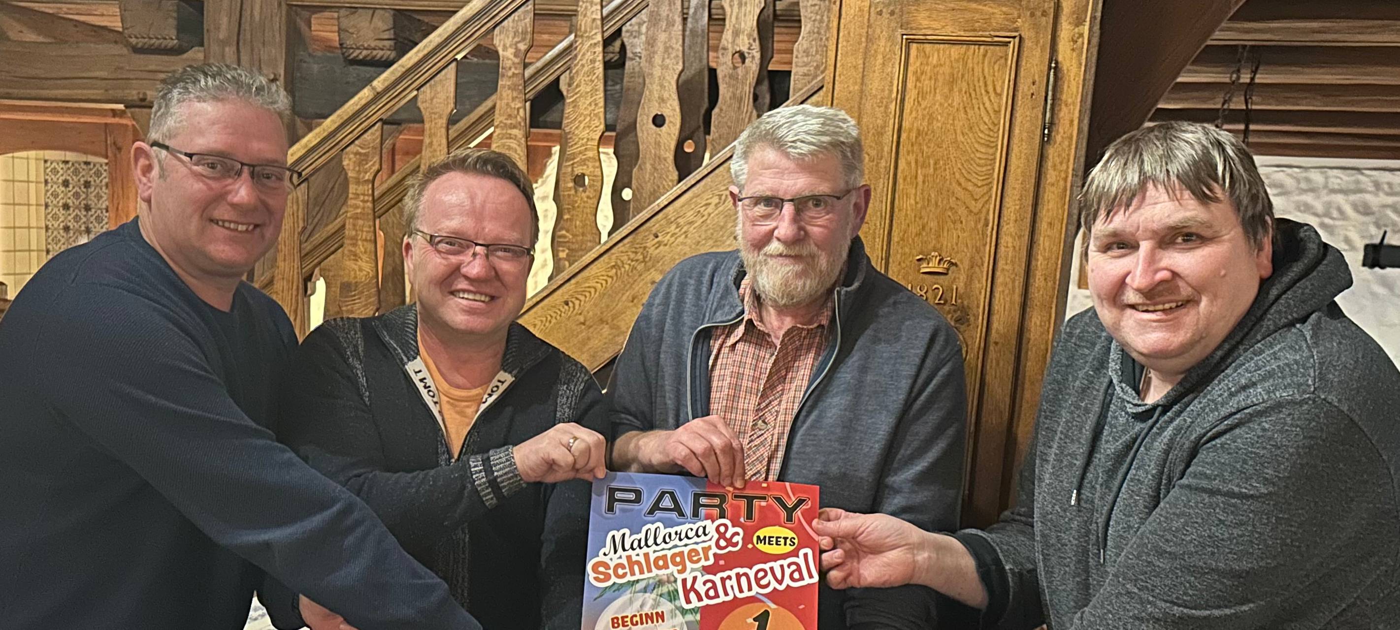 Werne: Vereinstrio plant Karnevalsparty