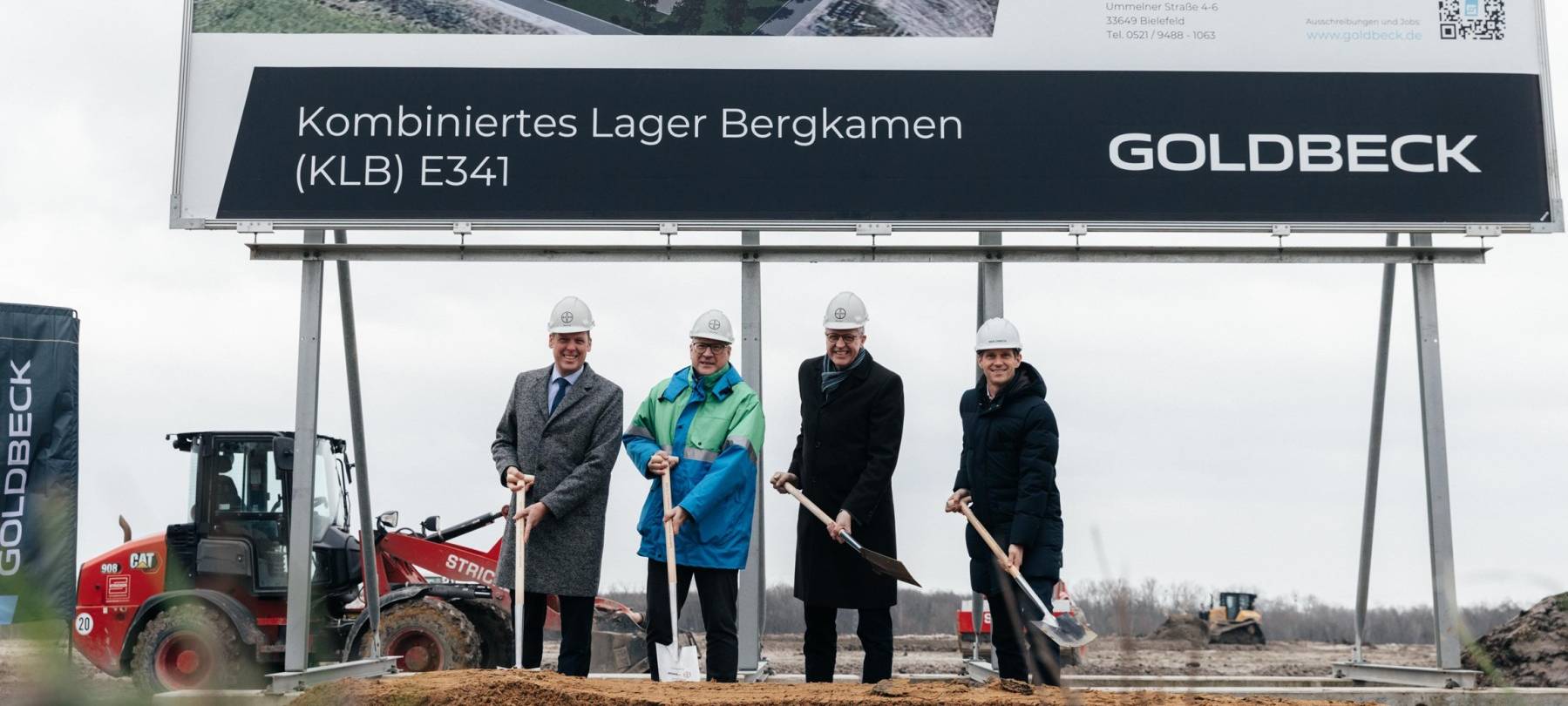 Spatenstich für Bayer-Lager in Bergkamen