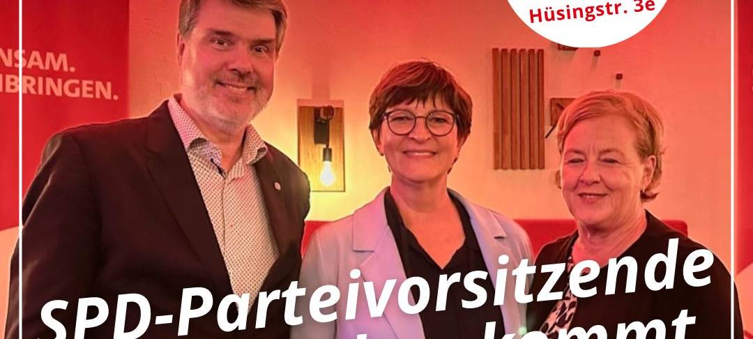 Polit-Talk mit SPD-Chefin Saskia Esken in Werne