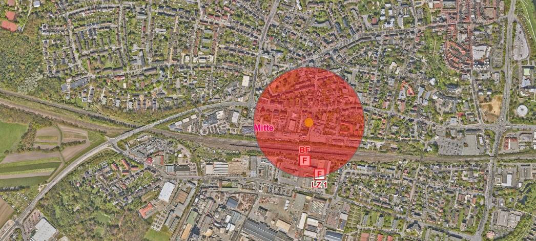 Lünen: Entwarnung nach Bombenfund
