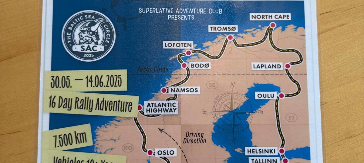 Marcel aus Holzwickede und Thore bei der Baltic Sea Circle Rallye