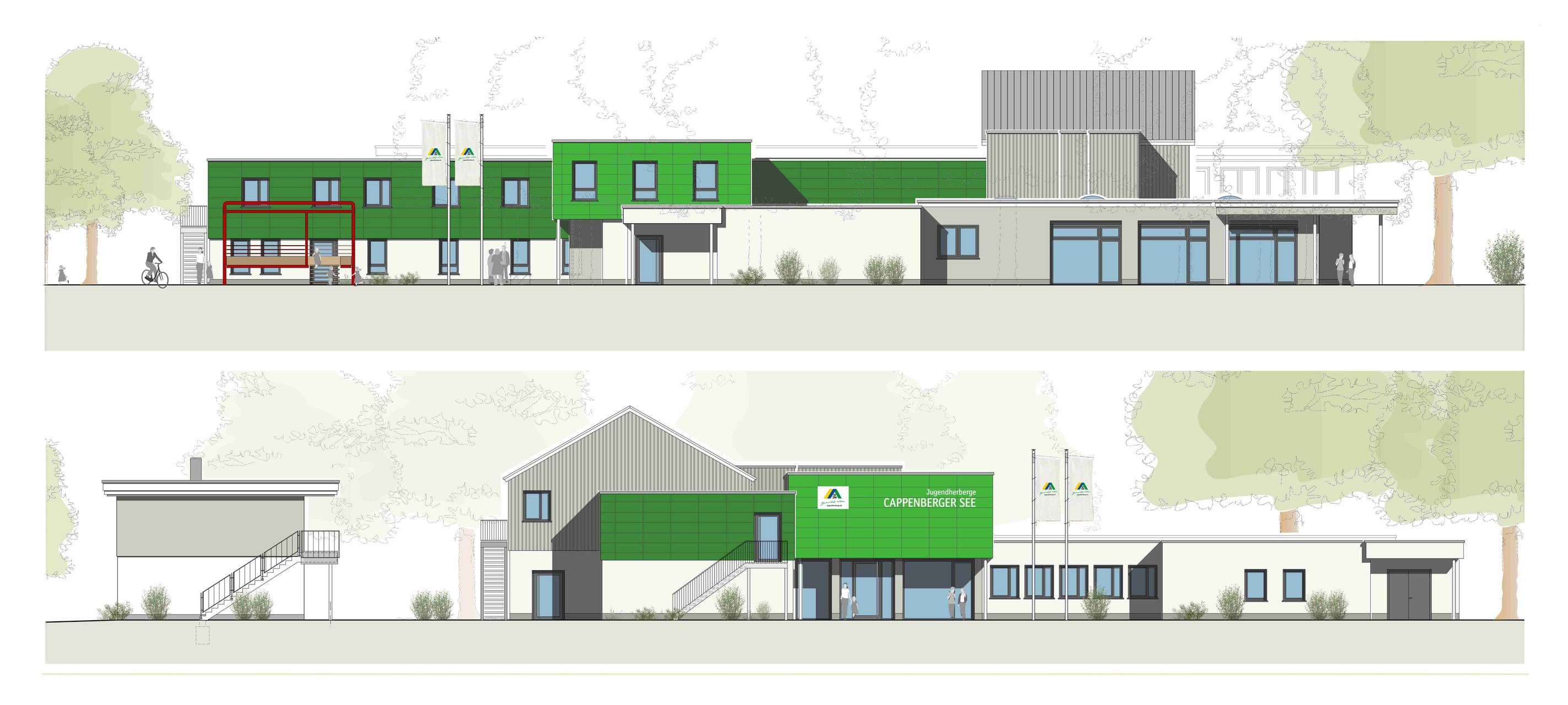 Modernisierung Jugendherberge Cappenberger See in Lünen